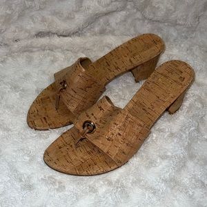 Stuart Weitzman Cork Sandals